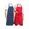 Classic Striped Apron – Blue