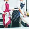 Classic Striped Apron – Blue - Image 3