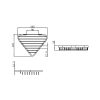 MAR 6031 Single Corner Basket Chrome - Image 2