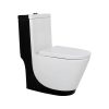 Benevento One-Piece Toilet (Black & White)