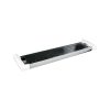Blanc Glass Shelf White & Chrome