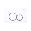 Perfetto 097E Actuator Platedual Flush – White