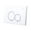 Perfetto 097E Actuator Platedual Flush – White - Image 3