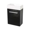 Lea Cabinet & Basin 400x220x480mm – Black Oak - Image 6