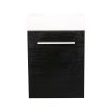 Lea Cabinet & Basin 400x220x480mm – Black Oak - Image 8