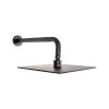 804 Shower Head Square Stainless Steel – Black - Image 3