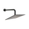 804 Shower Head Square Stainless Steel – Black - Image 4