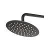 803 Shower Head Round Stainless Steel – Black - Image 4